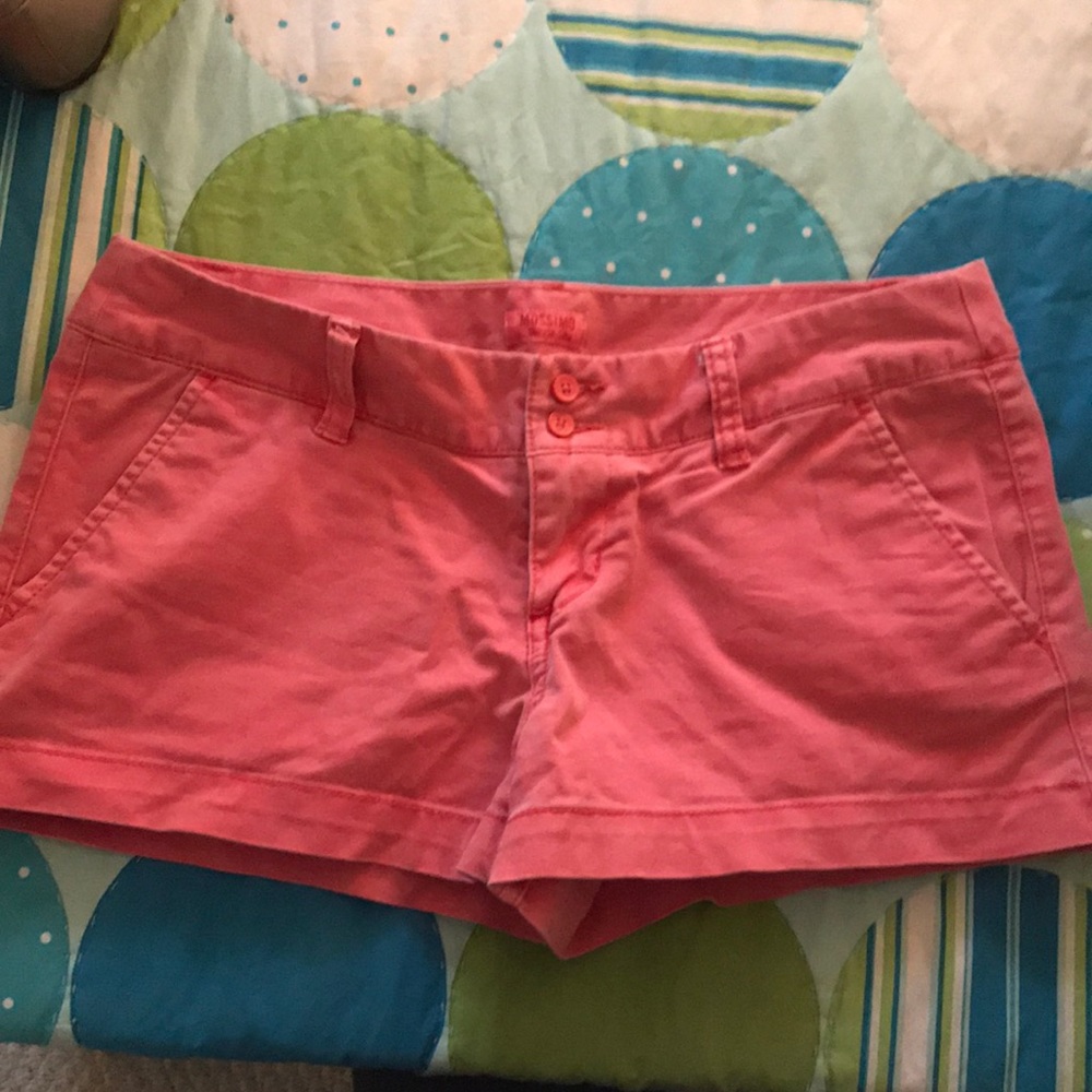 Salmon pink shorts